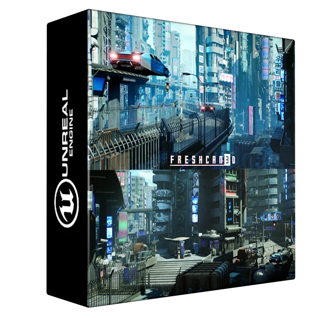 Dystopian City Environment