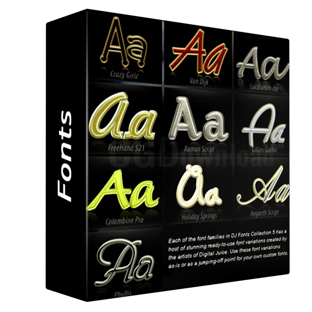 Digital Juice Fonts Collection