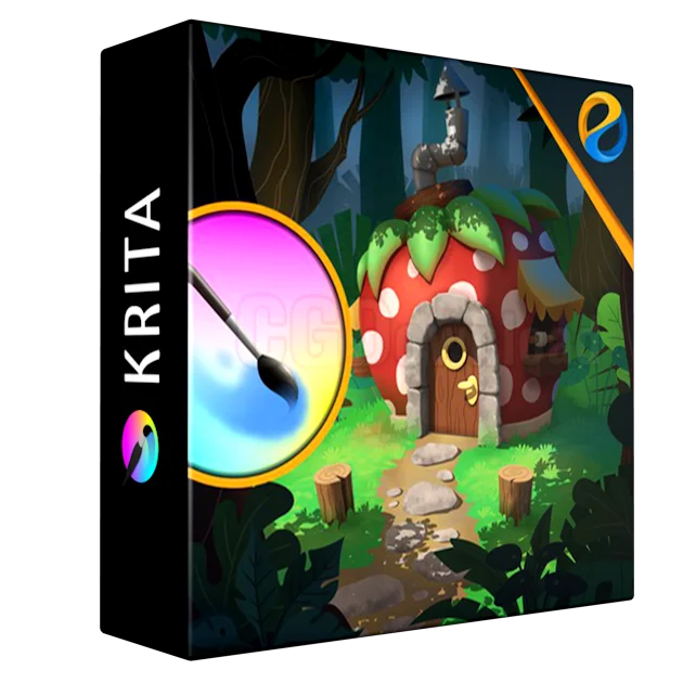 Digital painting with Krita 5.0 intermediate level