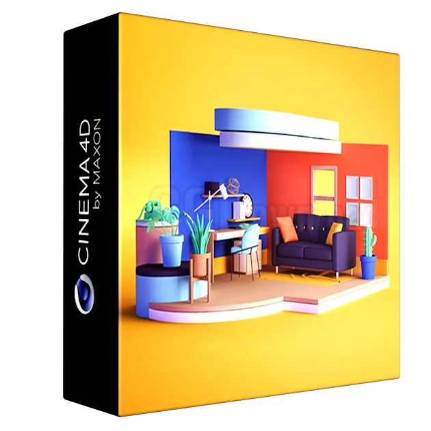 Creating an animated room for motion graphics with Cinema 4D