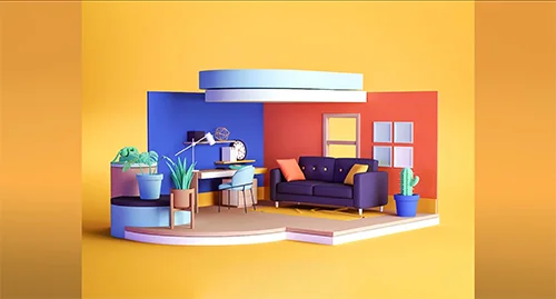 Creating an animated room for motion graphics with Cinema 4D скачать