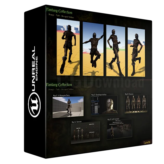 Decayed Soldier - Draugr Undead Zombie Monster Set