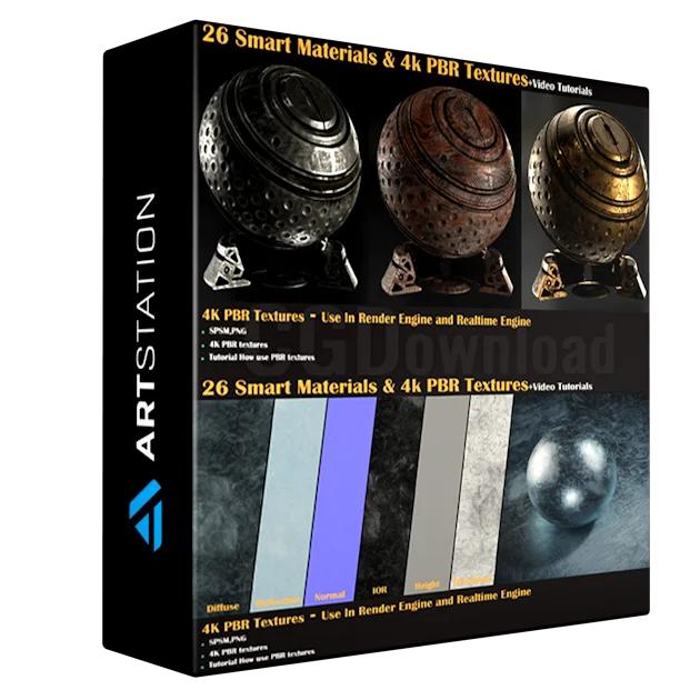 26 Smart Materials+4K PBR Textures