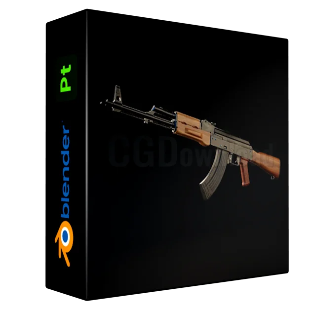 NEW. Weapon modeling for AAA games in Blender