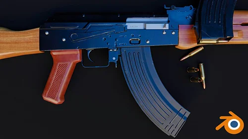 NEW. Weapon modeling for AAA games in Blender скачать