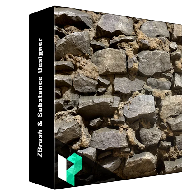 Sculpting a Realistic Stone Wall using ZBrush & Substance Designer