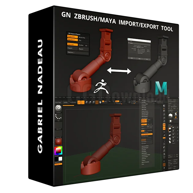 GN ZBrush/Maya Import/Export Tool
