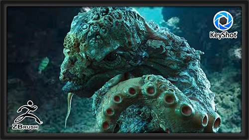 Designing a Film-Quality Fish Bust with ZBrush and Keyshot скачать