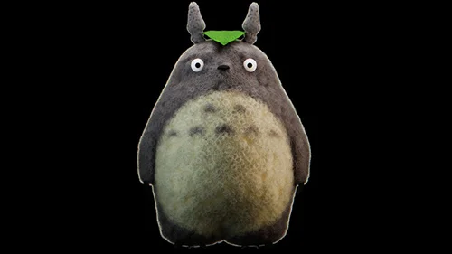 My neighbor Totoro Ghibli Studio in 3D Blender 4. Beginner скачать