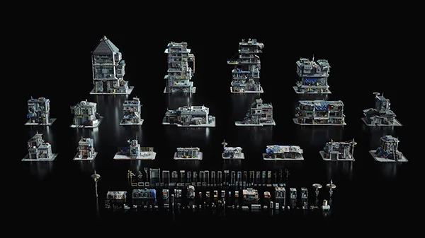 KitBash3D Future Slums 2