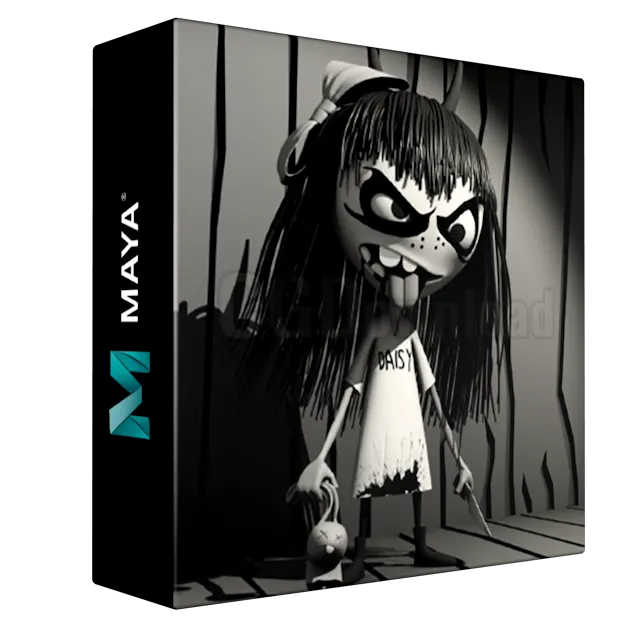 Creating a Stylized Horror Character in Maya 2022