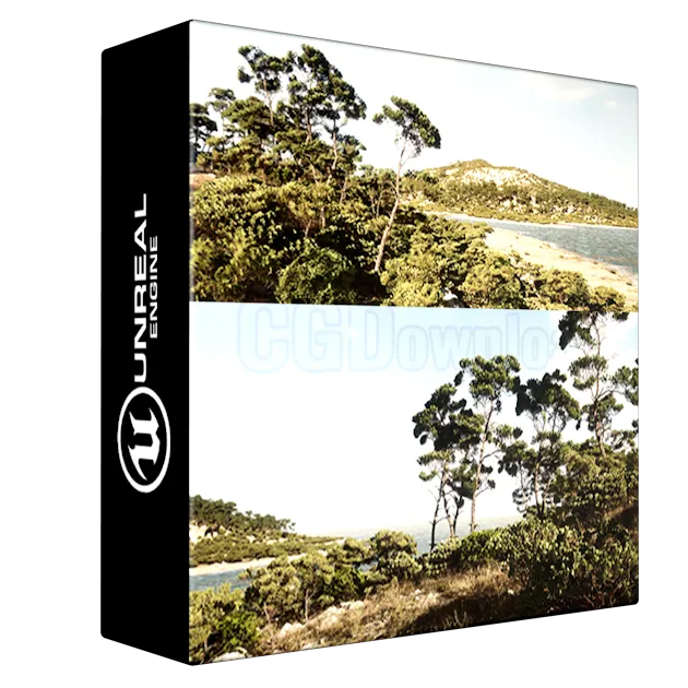 Mediterranean Island Pack (Island Environment Pine Forest Island )