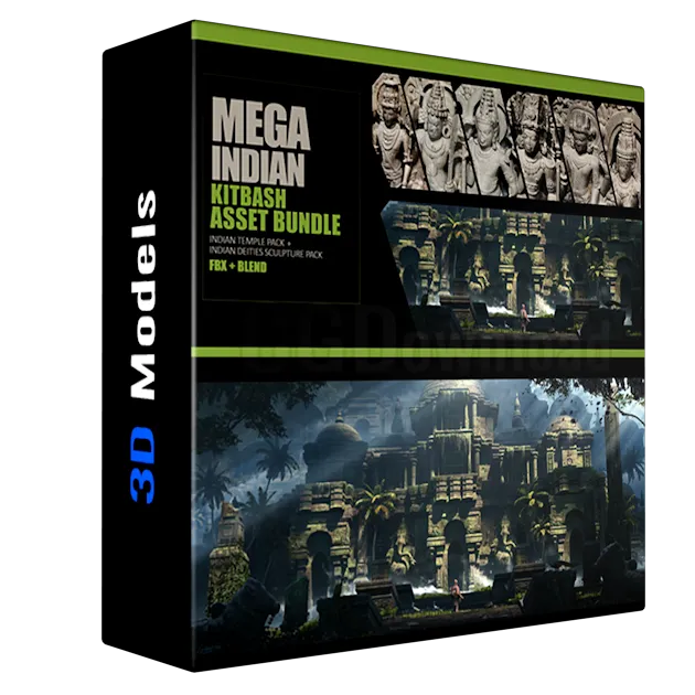 Mega Indian Kitbash Asset Bundle