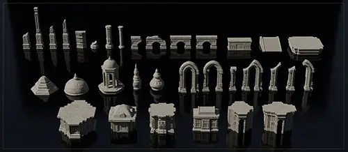 Mega Indian Kitbash Asset Bundle скачать