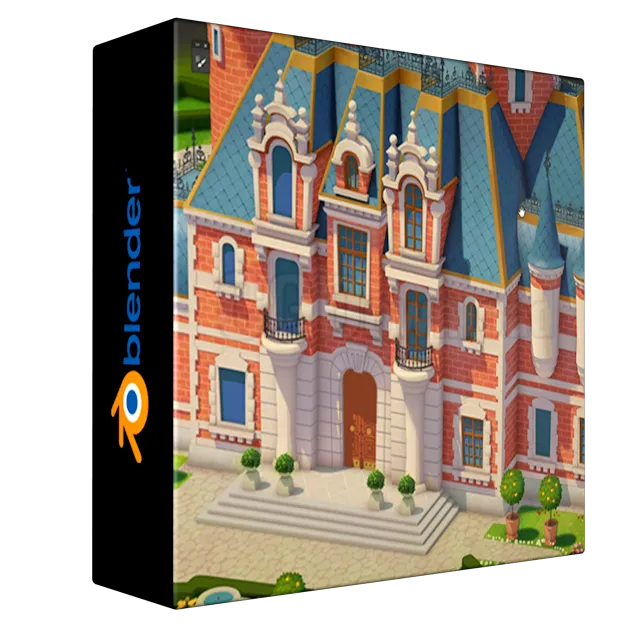 Game Stylized Building Concept Art
