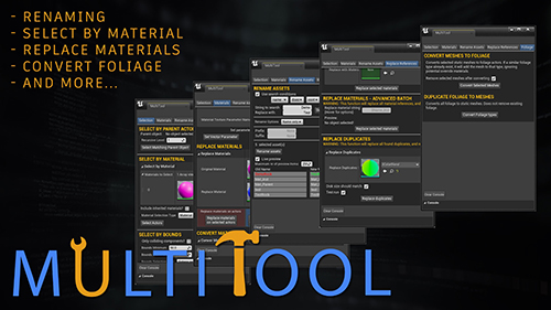 MultiTool - Quick batch operations on assets скачать