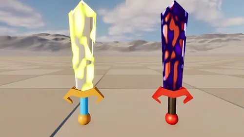 Unreal Engine 5 - 3D Game Art Fantasy Swords - Niagara VFX скачать