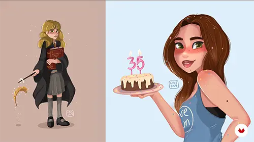 Cartoon-Style Character Portraits with Procreate скачать