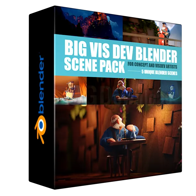 BIG VIS DEV BLENDER SCENE PACK