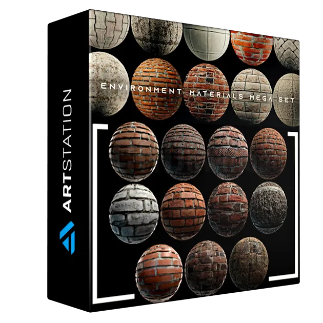 Environment PBR Materials Mega set vol 02