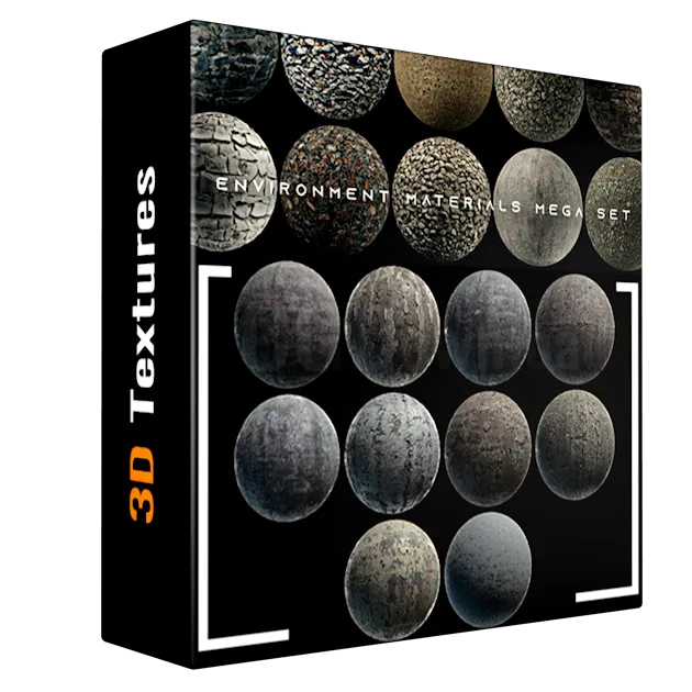 Environment PBR Materials Mega set vol 01