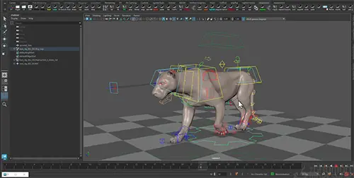 Creating a Quadruped Rig For Production скачать