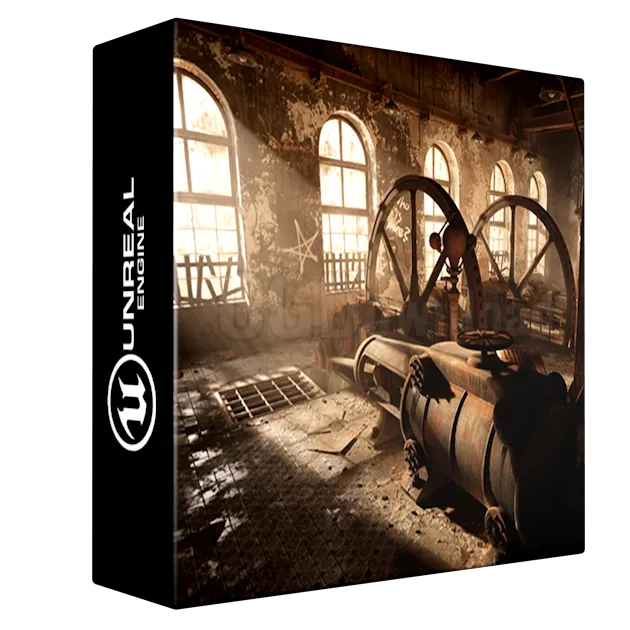 Abandoned Factory (Factory, Warehouse, Industrial Factory, Industrial Warehouse)