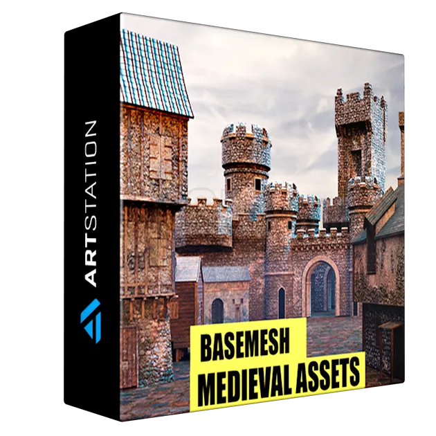 BaseMesh: MEDIEVAL Assets+Texture Vol 2
