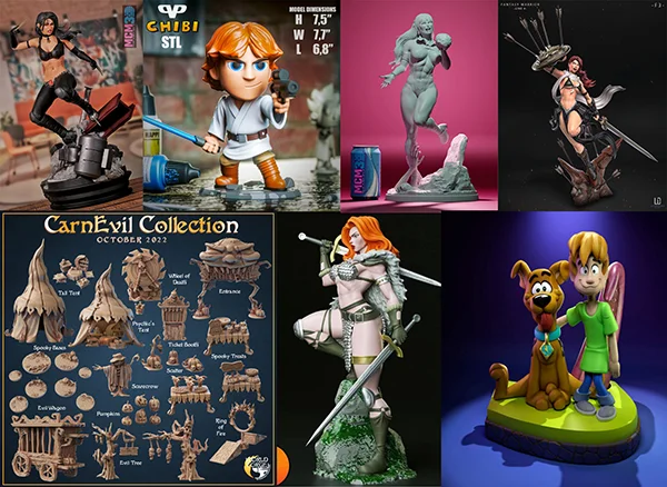 3D Print Models Bundle 2 Ноябрь 2024 скачать
