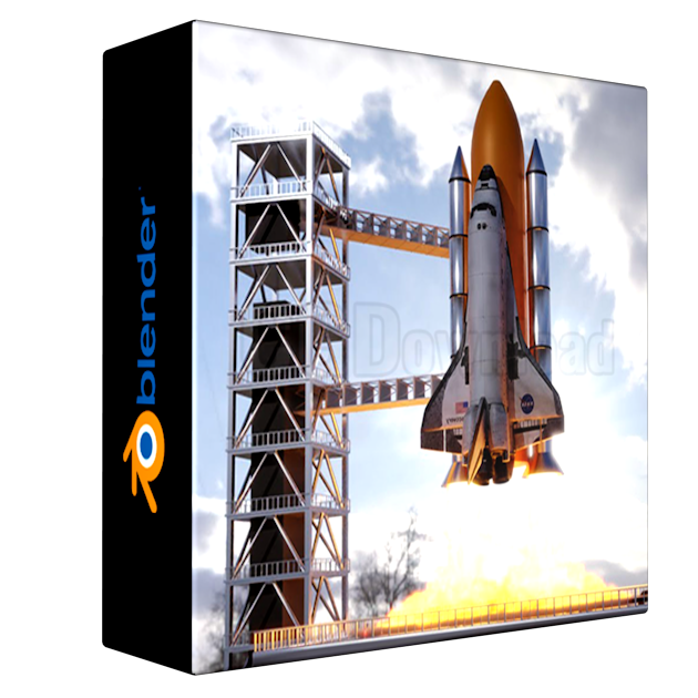 Animate a Rocket Launch Smoke & Fire Simulation in Blender