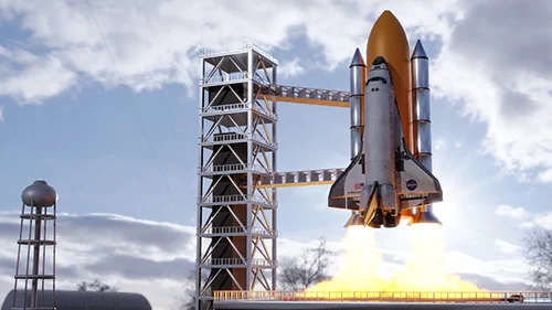 Animate a Rocket Launch Smoke & Fire Simulation in Blender скачать
