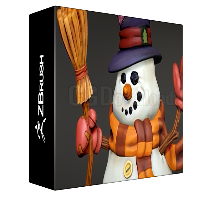 ZBrush Sculpting Project: The Wintery Snowman