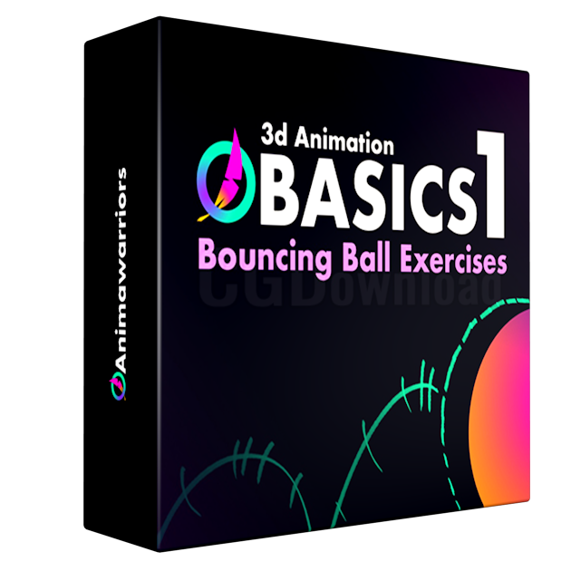 Animawarriors - 3D Animation Basics 01 - Bouncing Ball Exercises