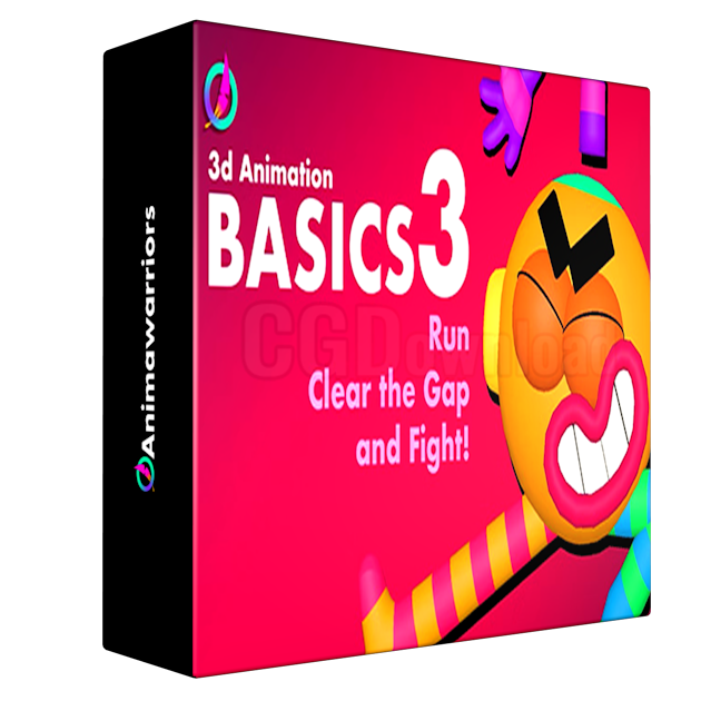 Animawarriors - 3D Animation Basics 03 - Run - Clear the Gap and Fight