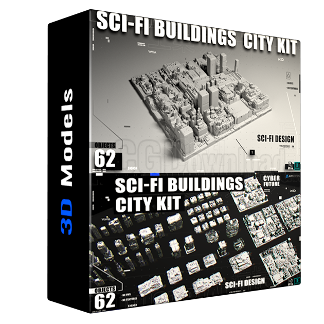 SCI-FI BUILDINGS CITY KIT