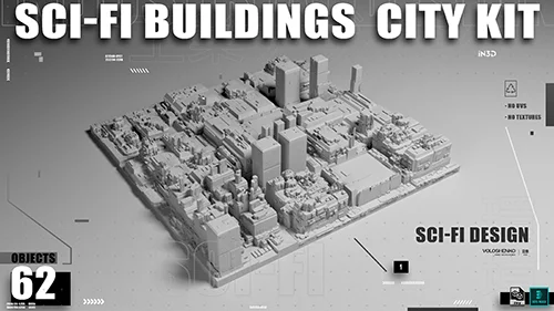 SCI-FI BUILDINGS CITY KIT скачать