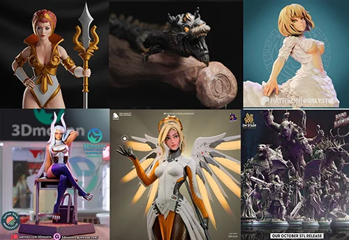 3D Print Models Bundle 3 Ноябрь 2024 скачать