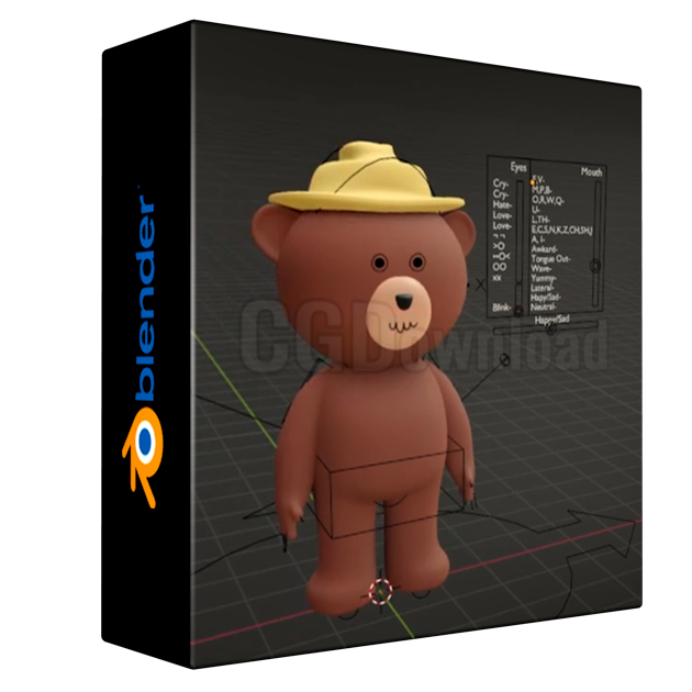 Patata School - Face Rigs in Blender