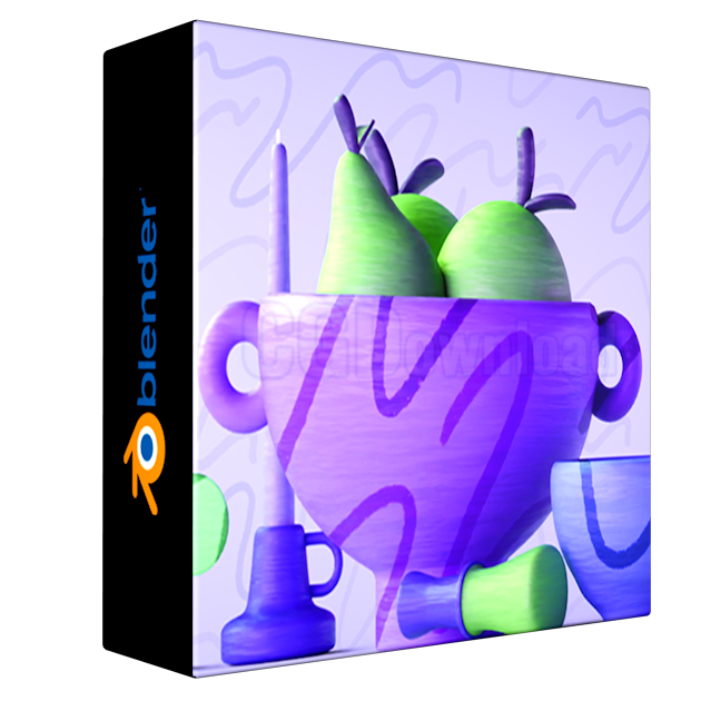 Patata School - Patterned Illustration in Blender