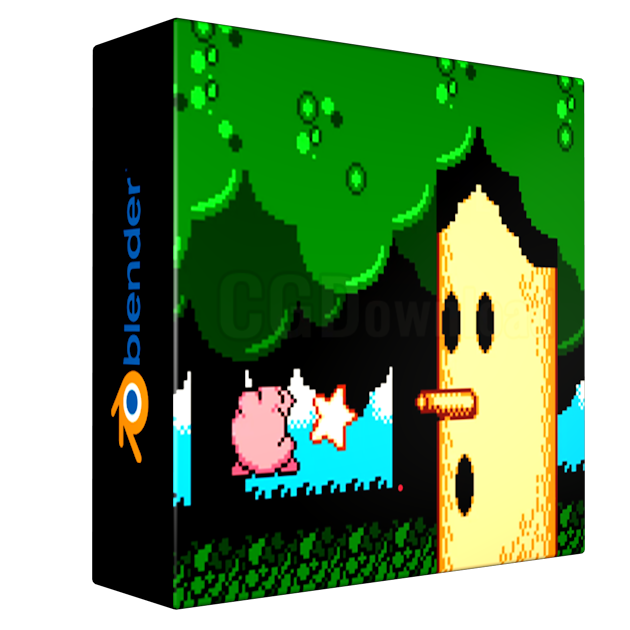 Patata School - Pixel Art in Blender