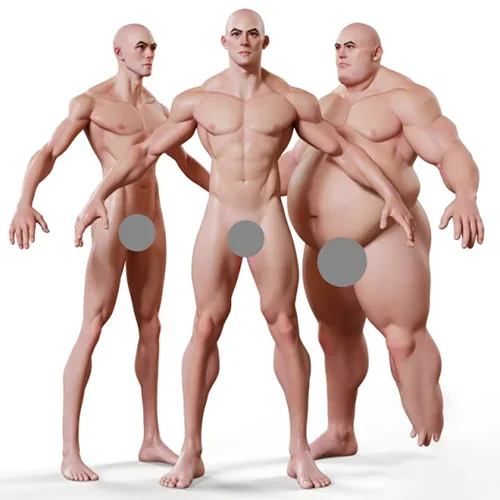 3D Scan Store - Morphable Stylised Male & Female скачать