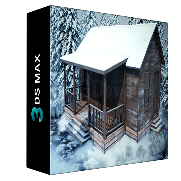 Environment Creation Snowy Cabin