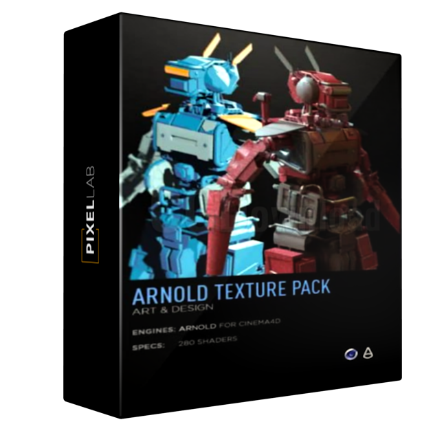The Pixel Lab - Arnold Texture Pack Art & Design
