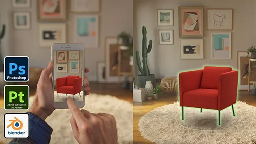 3D Augmented Reality For Beginners Using Blender & Substance скачать
