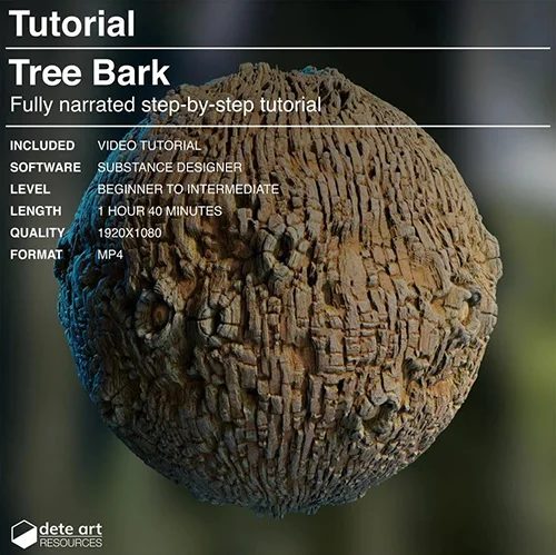Tutorial Tree Bark Creation скачать