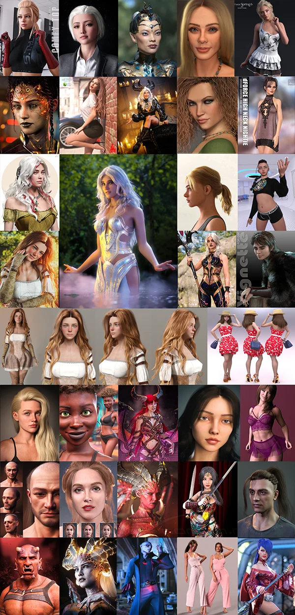 Daz 3D, Poser Bundle 1 Декабрь 2024 скачать