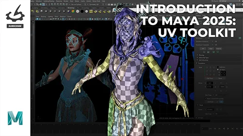 Introduction to Maya 2025 UV Toolkit скачать