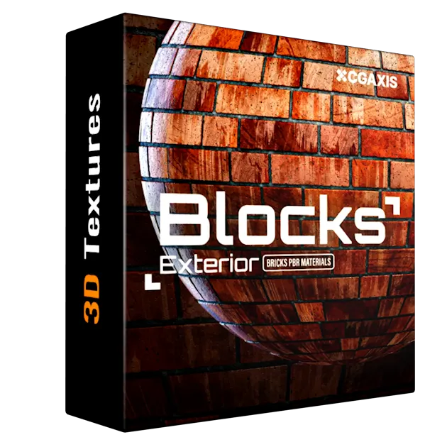 Blocks Exterior Bricks Walls PBR
