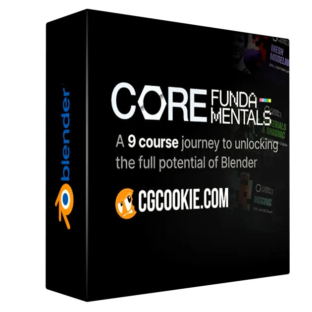 CORE Fundamentals | 9 essential Courses for Blender 4.2