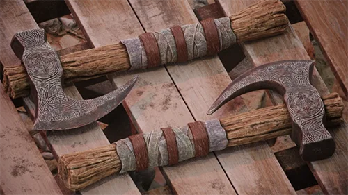 Weapon Modelling and Texturing in Blender, Zbrush & Painter скачать